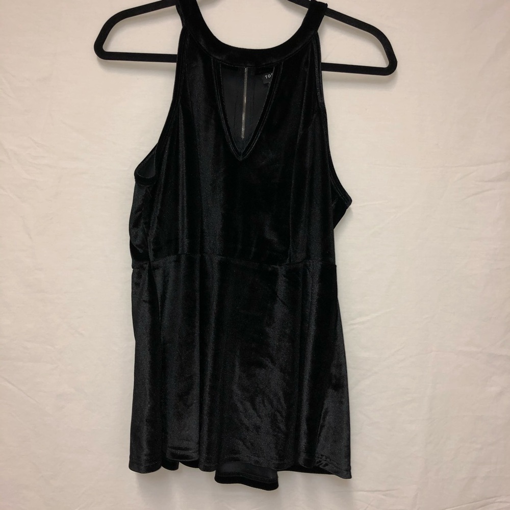 Torrid Velvet Peplum Trop (size 0)